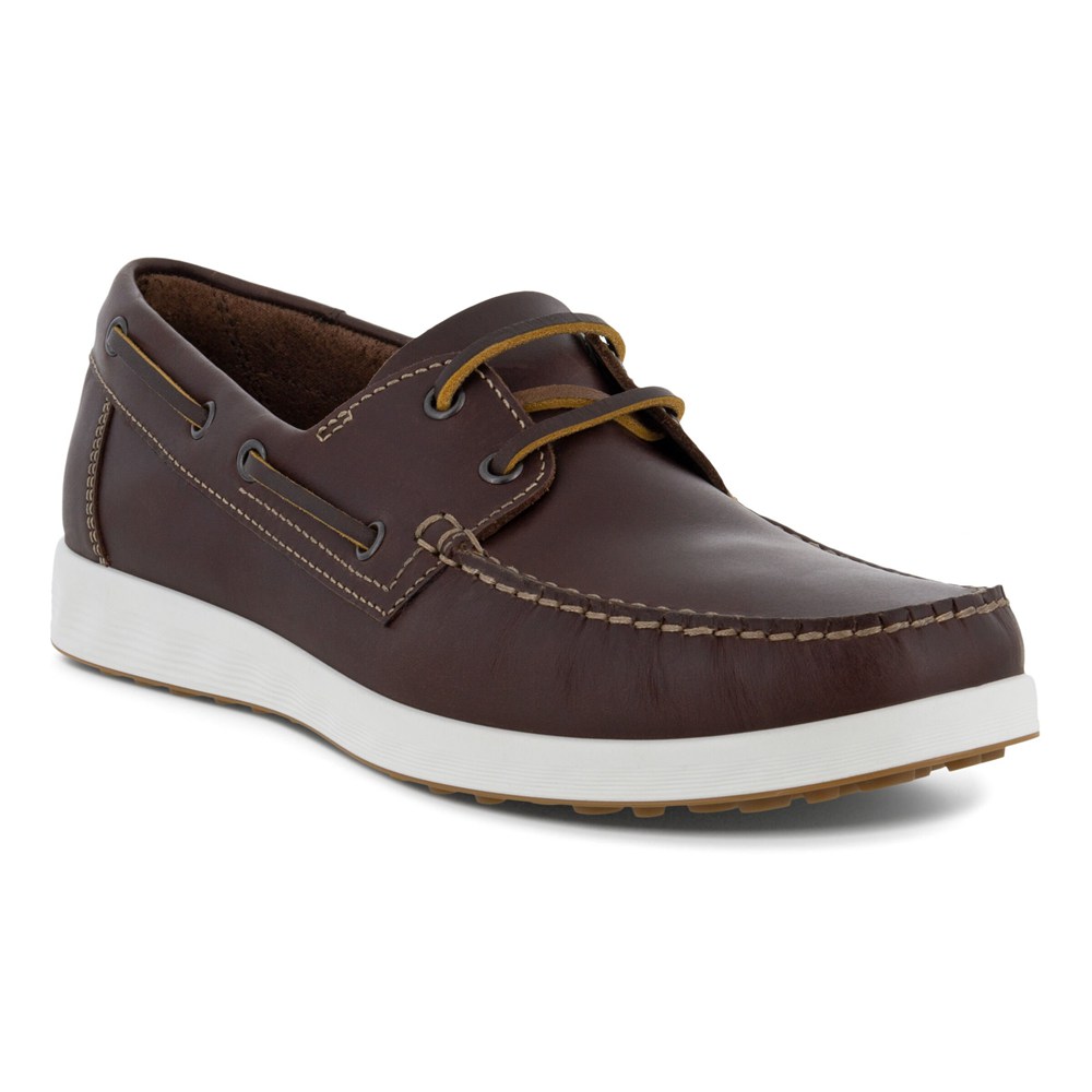 ECCO Mens Moccasins Brown - S Lite Moc - ZLX-341987